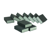 Pack of 10 Medium Grade Aluminum Oxide Sanding Sponges