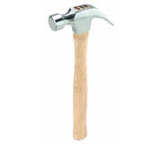 16 Oz Professional Claw Hammer with Hardwood Handle